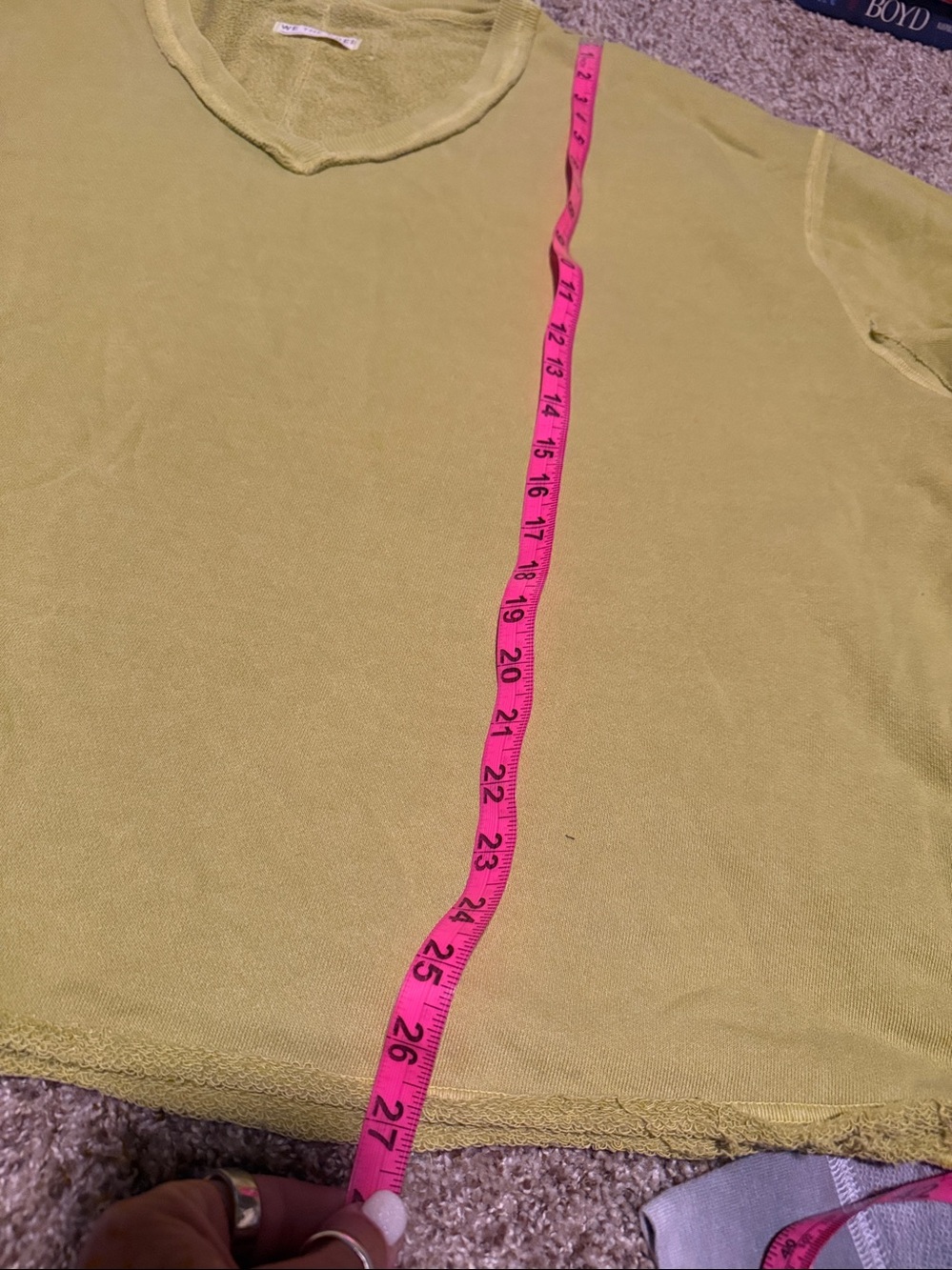 Free People / We The Free Venice v-neck oversized sweatshirt (M) - like new! - Picture 6 of 11